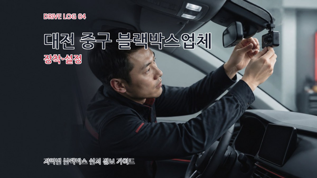 대전 중구 블랙박스업체 장착·설정