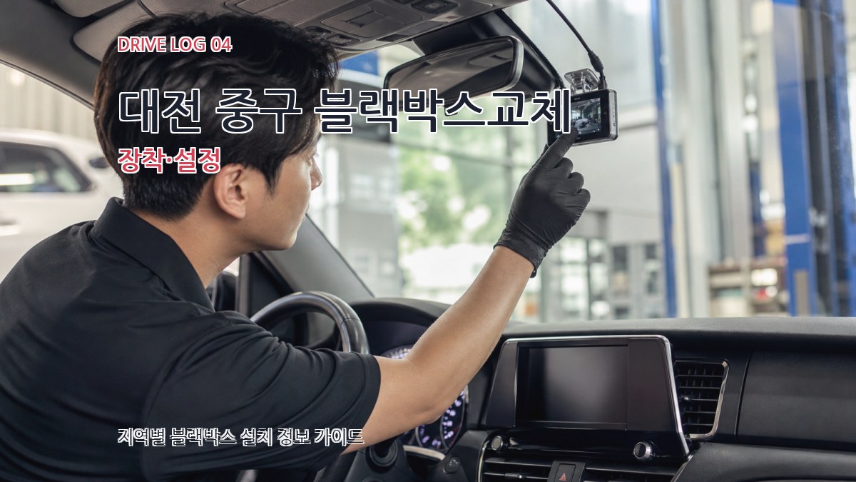 대전 중구 블랙박스교체 장착·설정